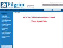 Tablet Screenshot of pilgrimmedical.com